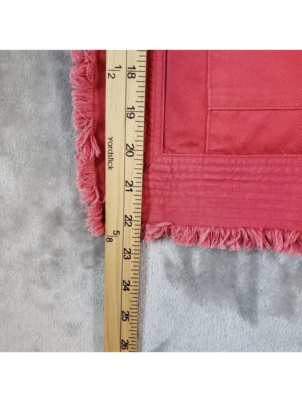 Pair of Pottery Barn Pillow Sham Cover Set of 2 18x18 Square Solid Fringe Zip